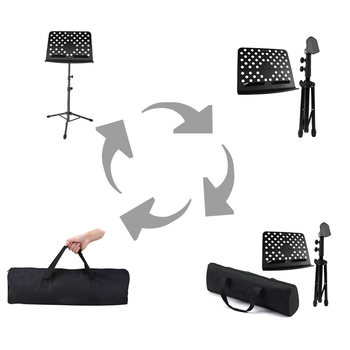 Αναδιπλούμενη βάση νοτών για μουσικά όργανα — ABS οικολογικό υλικό + ατσάλι, μοντέλο 01; κατάλληλη για πιάνο, κιθάρα, βιολί, σαξόφωνο