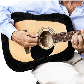Acoperire de praf pentru chitară din flanelă, model GC921, ambalaj PVC, potrivită pentru instrumente cu coarde