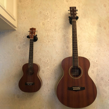 Στήριγμα κιθάρας τοίχου, αντιολισθητικό, για φολκ κιθάρες, βιολί και μπάσο