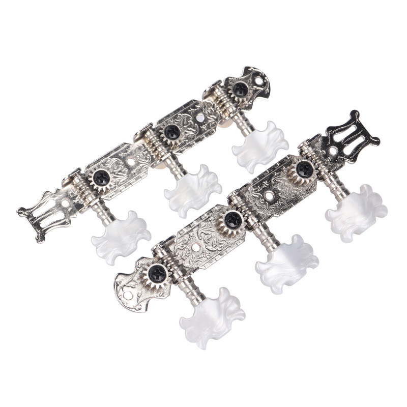 Ladiace klúče na klasickú gitaru – Kovové, model: Klasický gombík na struny, určené pre západné strunové nástroje