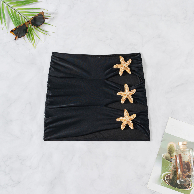 Costum de plajă elastic pentru femei – Stil simplu; Material principal: 80% Poliester; Captuseală: Poliester cu 20% Spandex; Greutate: 250 g