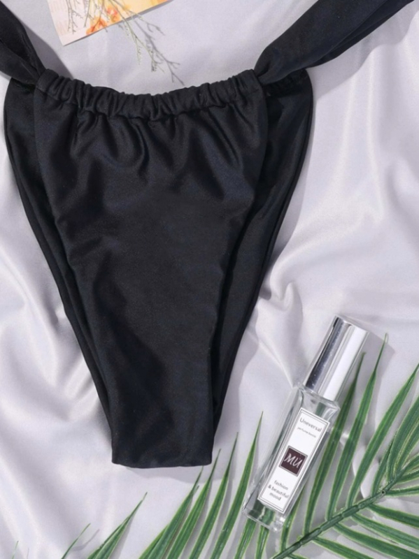 Slip de înot pentru femei cu talie joasă, respirabil, model solid, material poliester, compoziție 80/20, căptușeală poliester, conținut căptușire 35%, potrivit pentru înot și sporturi acvatice, stil: brief