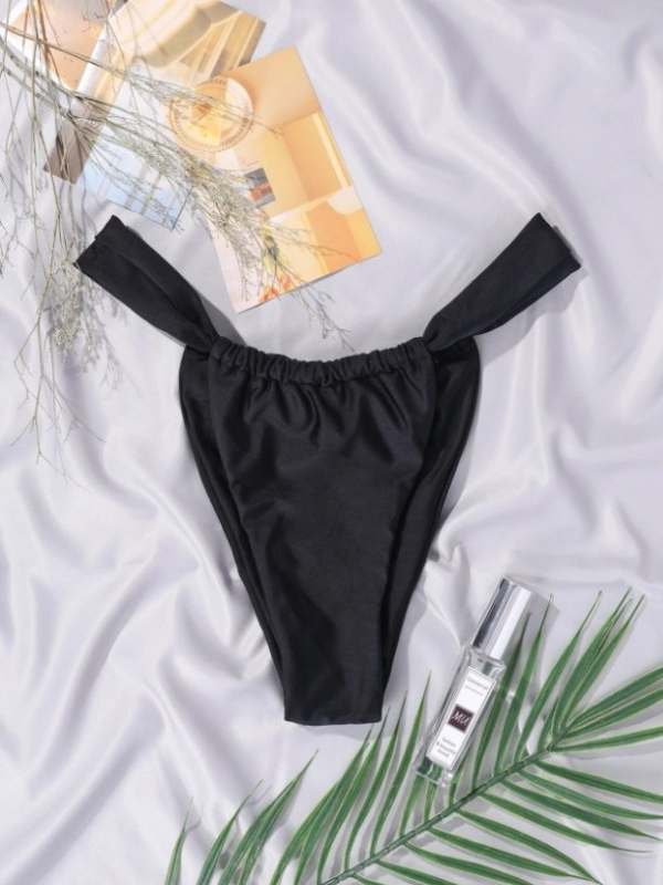 Slip de înot pentru femei cu talie joasă, respirabil, model solid, material poliester, compoziție 80/20, căptușeală poliester, conținut căptușire 35%, potrivit pentru înot și sporturi acvatice, stil: brief