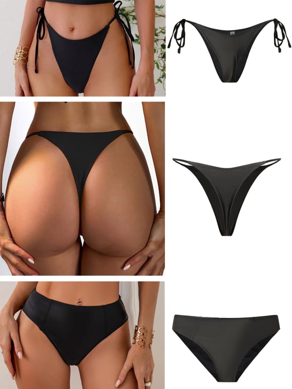 Four Persons Powers Bikini Alsó – Magas derekú úszóalsó nőknek, 80% nylon és 20% bélés, úszáshoz