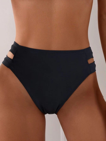 Γυναικείοι σλιπ μαγιό, μονόχρωμο σχέδιο, ύφασμα Νάιλον, 82% νάιλον, επένδυση νάιλον 18%