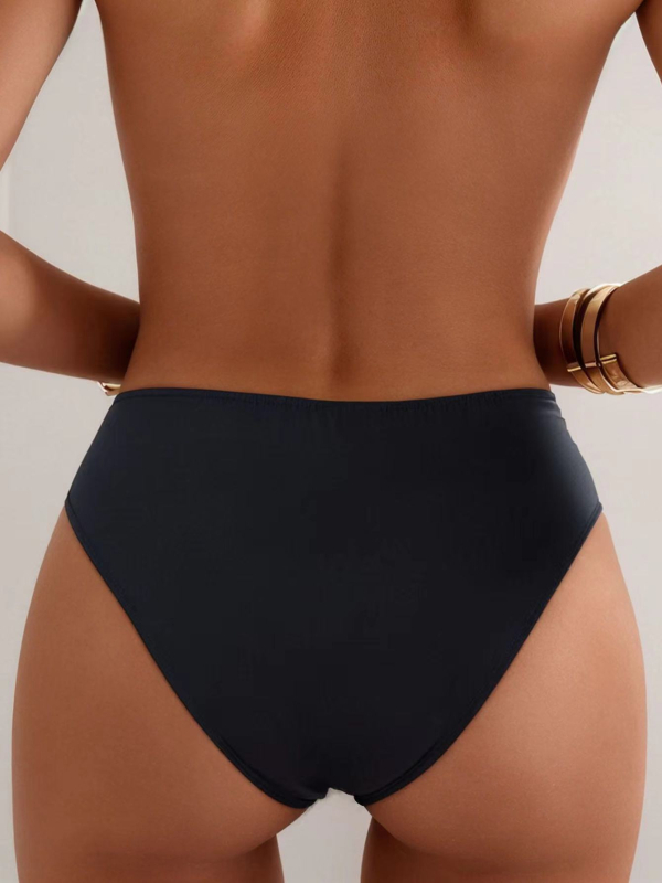 Ženske kupaće gaćice, jednofarbni uzorak, materijal najlon, 82% najlon, podstava najlon 18%