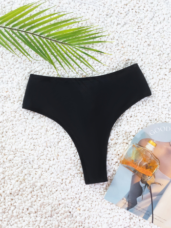 Γυναικείος μαγιό σλιπ από νάιλον, μονόχρωμο σχέδιο, 59 g, ύφασμα 80% νάιλον, επένδυση 82% πολυεστέρας