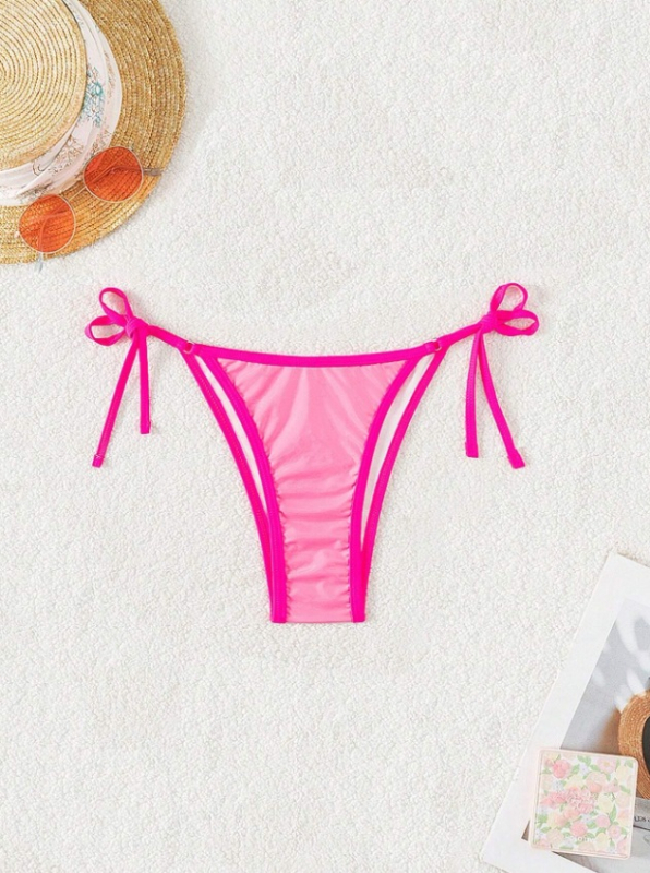 Ženski bikini kupaći kostim, 80% najlon, podstava od poliestera s 20% elastana, pogodan za plivanje i vodene sportove