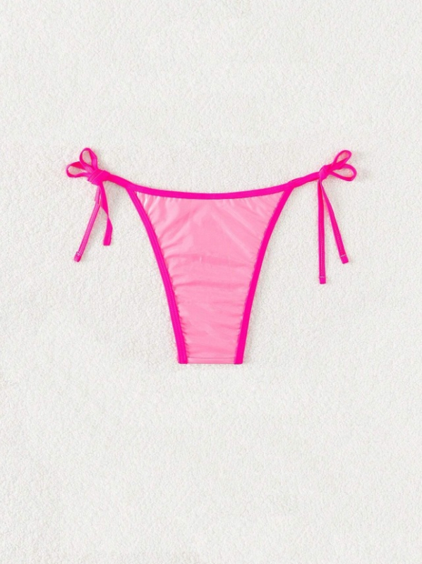 Ženski bikini kupaći kostim, 80% najlon, podstava od poliestera s 20% elastana, pogodan za plivanje i vodene sportove