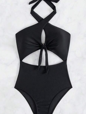 Γυναικείο ολόσωμο μαγιό με ενσωματωμένο μαξιλαράκι στήθους, χωρίς τιράντες, μονόχρωμο νάιλον 85%, επένδυση πολυεστέρα-ελαστάν 15%