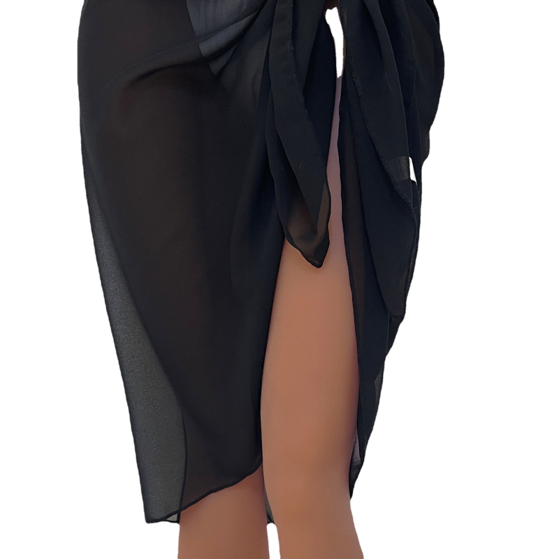 Rochie de plajă o piesă, bretele, șifon poliester, ușoară, uni, stil Japonez/Koreean