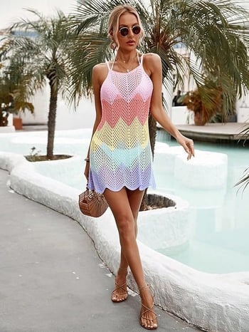 Ženska plažna bluza za zaštitu od sunca, tkanina imitacije pamuka, 100% poliester, 134 g/m2, podstava poliester