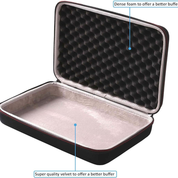 Akai MPK Mini MK3 klaviatūros valdiklio kietojo krepšys – EVA + Oxford audinys + Crystal Velvet; modelis: Akai keyboard controller bag; apkrova iki 10 kg