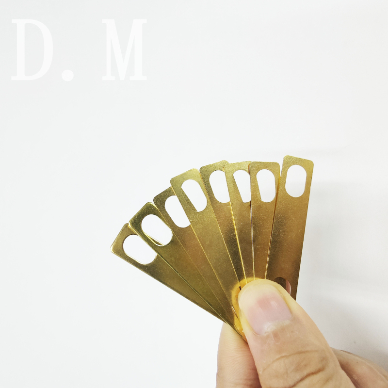 Garnitură din alamă pentru reglarea înălțimii gâtului – set de 8 bucăți, model 060, placă de întărire pentru chitară electrică