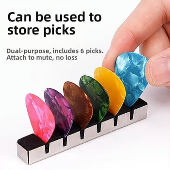 Tlmič akustickej gitary He Hang — redukcia hluku pre hudobné nástroje; tlmiaca podložka pre gitaru