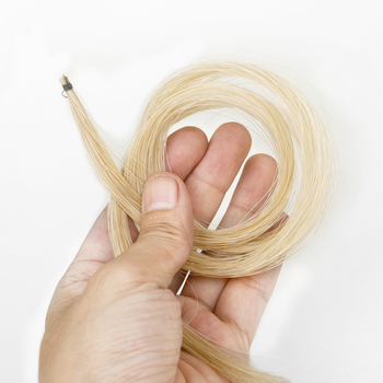 Αντικατάσταση τρίχας τόξου βιολιού - μαλλί αλόγου, μοντέλα PJ16150-1/-2/-3/-4/-5, συσκευασία σε OPP σακούλα, για μουσικά όργανα