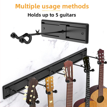 Στήριγμα ηλεκτρικών κιθαρών για τοίχο, για 5 κιθάρες — SG-04, από κράμα αλουμινίου, Boying