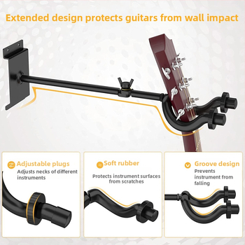 Στήριγμα ηλεκτρικών κιθαρών για τοίχο, για 5 κιθάρες — SG-04, από κράμα αλουμινίου, Boying