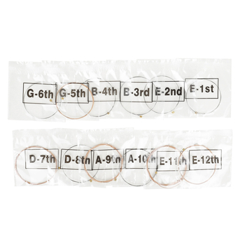 IRIN R12 χορδές λαϊκής κιθάρας με επίστρωση PU από φώσφορο χαλκό, 12 τεμάχια σε δίσκο