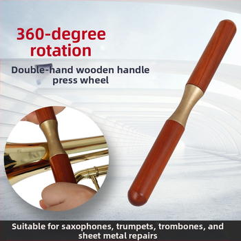 Εργαλείο συντήρησης σωληνώσεων, μοντέλο W5, με διπλή ξύλινη λαβή και κύλινδρο πίεσης, για επισκευές μουσικών οργάνων