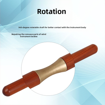 Εργαλείο συντήρησης σωληνώσεων, μοντέλο W5, με διπλή ξύλινη λαβή και κύλινδρο πίεσης, για επισκευές μουσικών οργάνων