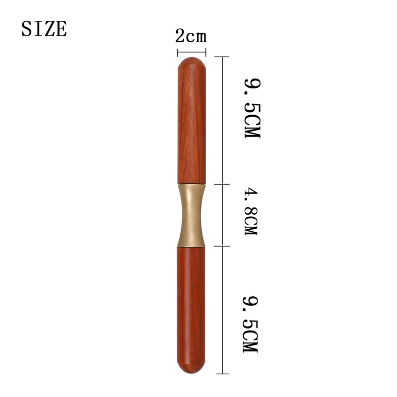 Инструмент за ремонт на тръби, модел W5, с двуручна дървена дръжка и притискаща ролка, за ремонт на музикални инструменти