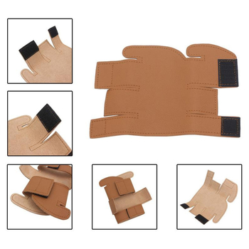 Δερμάτινο προστατευτικό κάλυμμα βαλβίδων τρομπέτας, μοντέλο 6002, αξεσουάρ προστασίας οργάνου