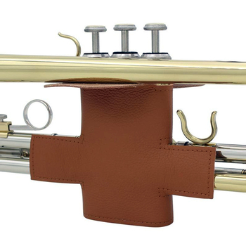 Δερμάτινο προστατευτικό κάλυμμα βαλβίδων τρομπέτας, μοντέλο 6002, αξεσουάρ προστασίας οργάνου