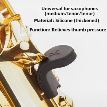Στήριγμα δακτύλων σαξοφώνου – Παχύτερη σιλικόνη αντίχειρα, Feather Tone, καθολική συμβατότητα για σαξοφωνο soprano/alto/tenor