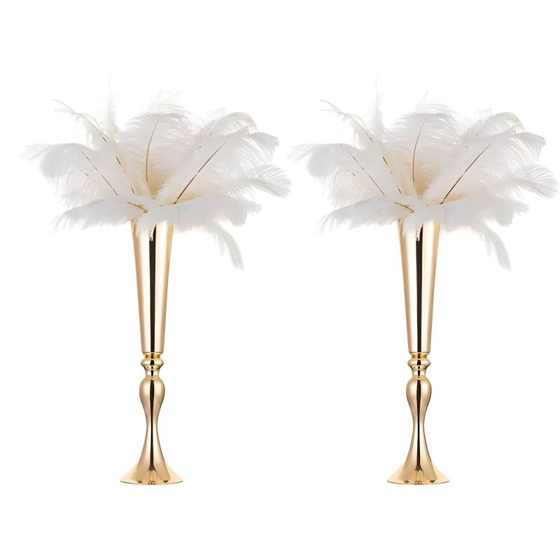 Vază metalică cu sirenă pentru decorul mesei la nuntă — Brand De Rong; Material: Metal; IP: neautorizat; Potrivit pentru Valentine's Day, Festivalul Primăverii, Paște, Ziua Națională; Ornament; Prop de aranjare a spațiului