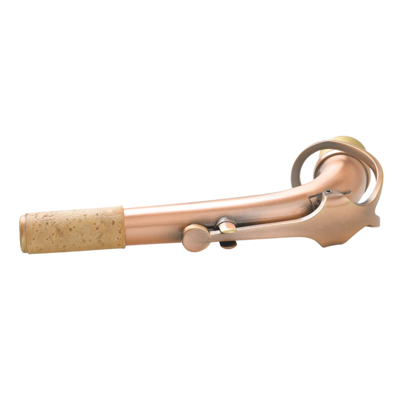 Gât de saxofon din alamă, model B66, origine Zhejiang, pentru instrumente muzicale