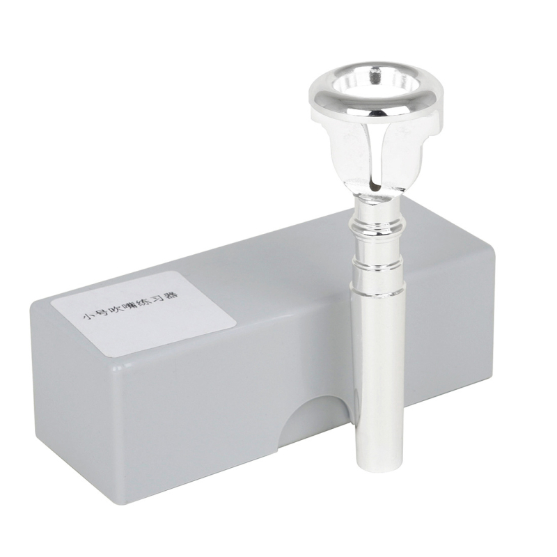 TR-08 Exercițiu pentru buze pentru instrumente de suflat din alamă placat cu argint – ambalaj cutie ABS vid