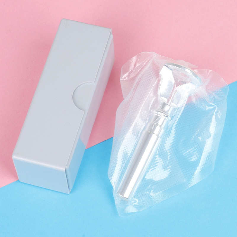 Trombitához való munszív edző, ezüstözött sárgaréz, modell TR-08, nozzle kiegészítő, ABS dobozos csomagolás