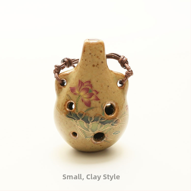 6-щелна керамична окарина в C от Shengyao Ceramics (Материал: порцелан; Категория: Друго; Опаковка: Стандартна)