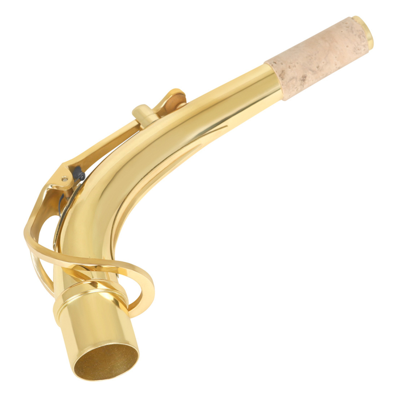 Set de accesorii pentru saxofon HK-1, cu gât curbat și muștiuc din plută