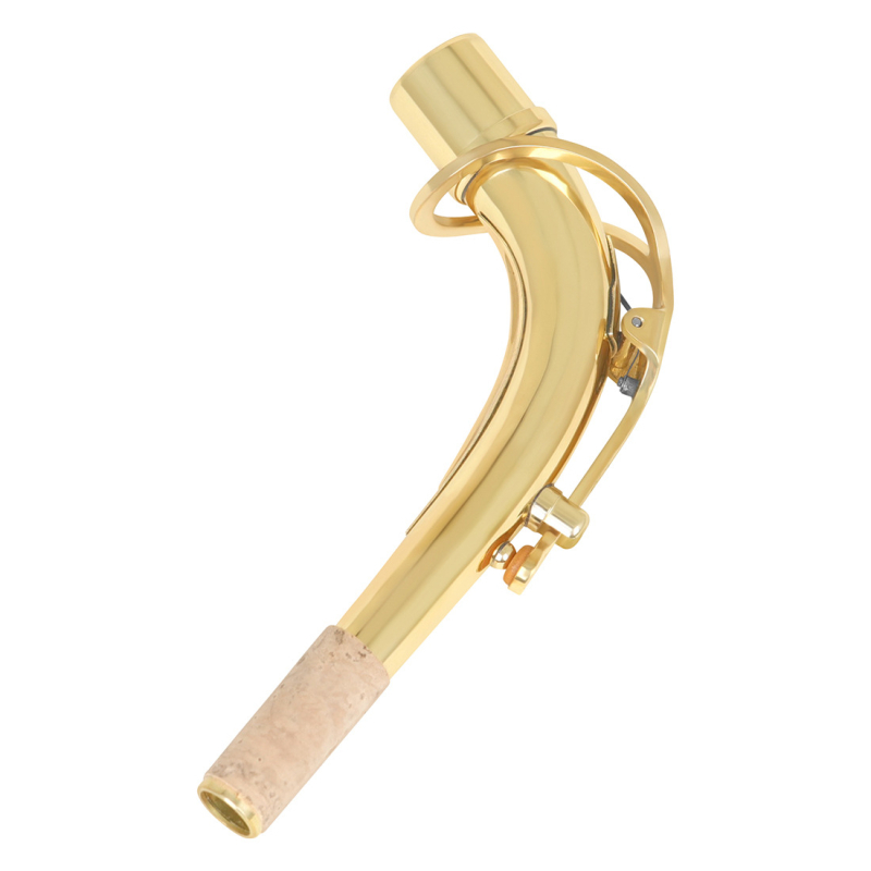 Set de accesorii pentru saxofon HK-1, cu gât curbat și muștiuc din plută