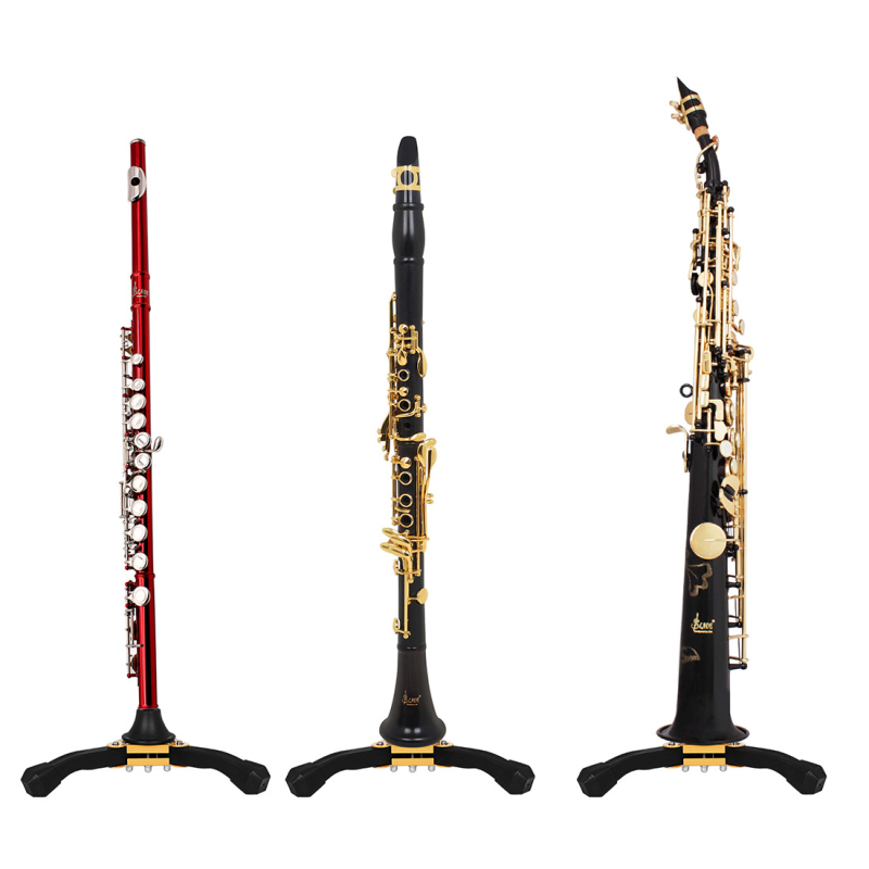 Suport metalic S-125, trepied pliabil pentru saxofon, flaut și clarinet