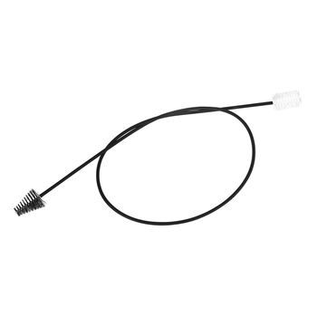 Perie de curățare pentru saxofon, cap dublu pentru curățarea cavității, peri metalici naturali, model B106, întreținere instrumente muzicale