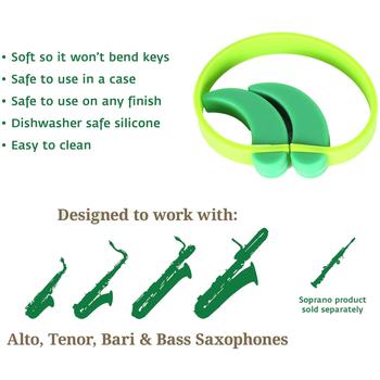 Αντι-κολλητικό pad για πλήκτρα σαξοφώνου, σιλικόνη, μοντέλο SKP710, μάρκα Debbie, συσκευασία σε διαφανή πλαστική θήκη