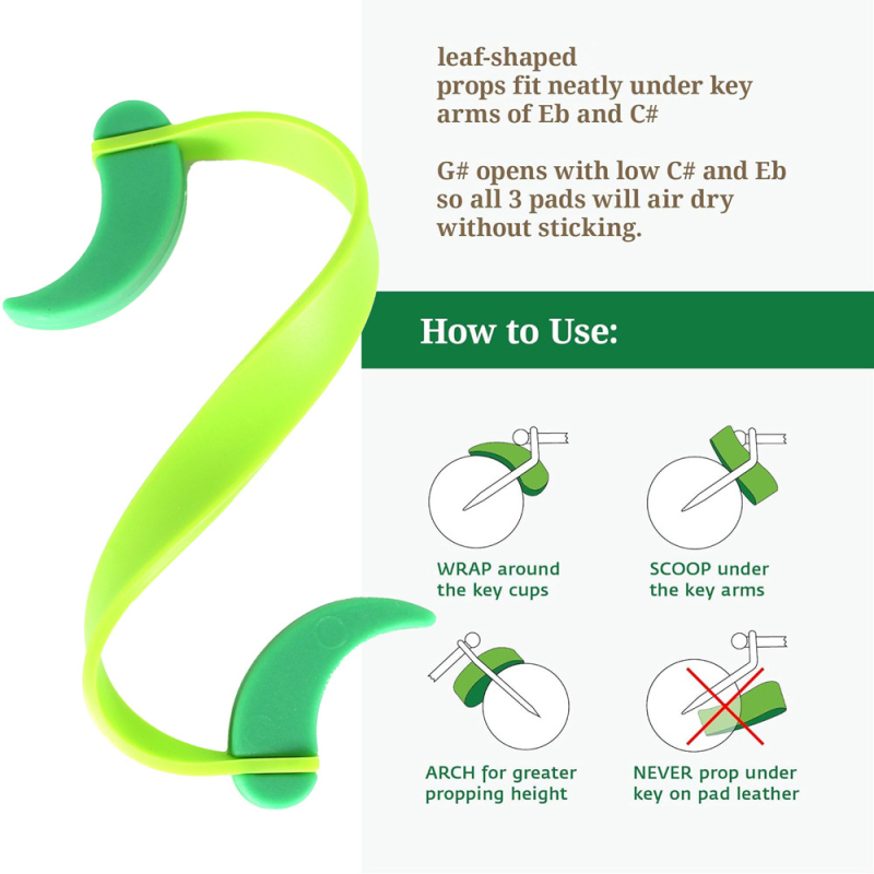 Pad anti-lipire pentru chei de saxofon, silicon, model SKP710, brand Debbie, ambalaj într-o cutie transparentă din plastic