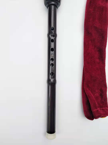 Όργανο Bawu από ρητίνη για αρχάριους, κάθετα φυσητό, επιλογές τονικού B ή C, με φλανελ τσάντα