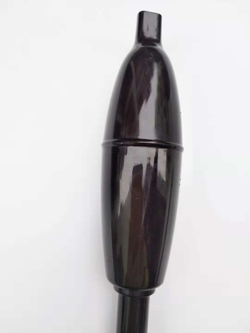 Όργανο Bawu από ρητίνη για αρχάριους, κάθετα φυσητό, επιλογές τονικού B ή C, με φλανελ τσάντα