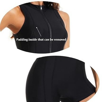 Γυναικείο ολόσωμο μαγιό χωρίς μανίκια, νάιλον, γρήγορο στέγνωμα, για όλες τις εποχές, για κατάδυση και κολύμβηση