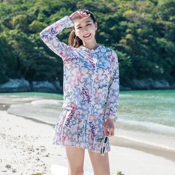 Ženski trodijelni plivački set s cvjetnim uzorkom, najlon tkanina, podstava najlon/spandeks