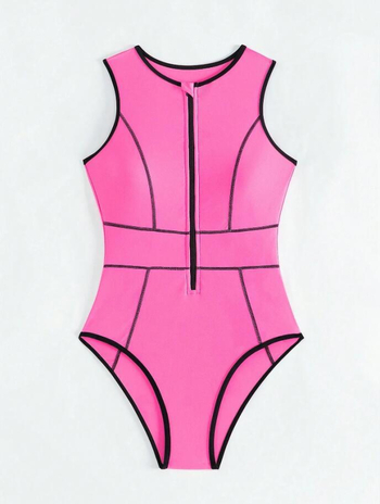 Γυναικείος ολόσωμος μαγιό με επένδυση στήθους – ύφασμα Nylon; σύνθεση Nylon/nylon; επένδυση πολυεστέρα 95%