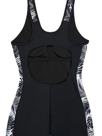 Γυναικείο ολόσωμο μαγιό για αγώνες, χωρίς μανίκια, με επένδυση στήθους, ύφασμα πολυεστέρα 85% με φόδρα 15%, βάρος 150 g/m²