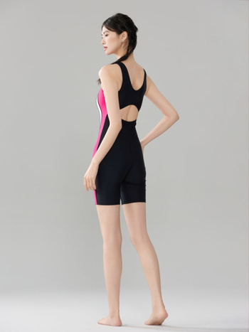 Γυναικείος ολόσωμος μαγιό με επένδυση στήθους, χωρίς μανίκια, στενό εφαρμογής ύφασμα πολυεστέρα-σπάντεξ με νάιλον επένδυση