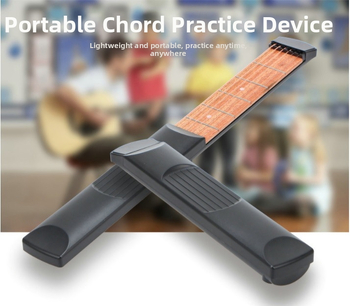 Xinrun φορητή κιθάρα τσέπης, μοντέλο έξι τεμαχίων, εκπαιδευτής δακτύλων για σχηματισμούς χεριών και μετατροπή συγχορδιών