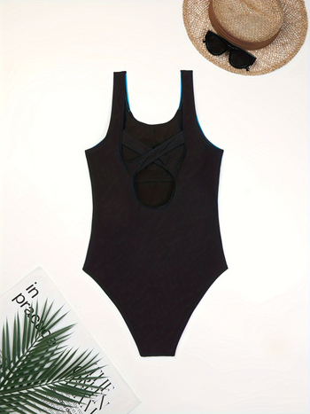 Γυναικείο ολόσωμο μαγιό Jin Dida, χωρίς μανίκια, με επένδυση στήθους, χωρίς μεταλλική ενίσχυση, πολυεστερικό ύφασμα με 85% Spandex, επένδυση πολυεστέρα, 180 g, κατάλληλο για κολύμβηση