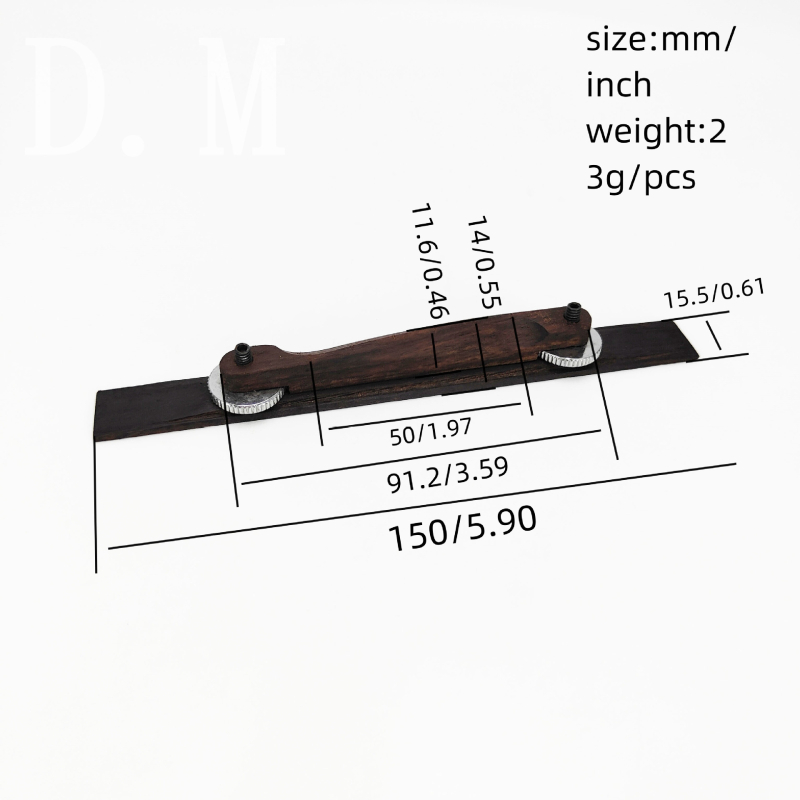 Pod Jazz din lemn de rosewood, model 093, accesoriu pentru instrumente cu coarde occidentale, origine Guangzhou